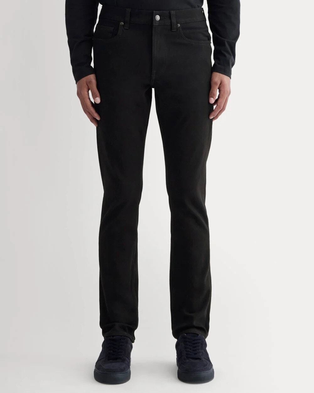 NWT Everlane Men's The Slim 4-Way Stretch Organic Jean Uniform Black 33x28
